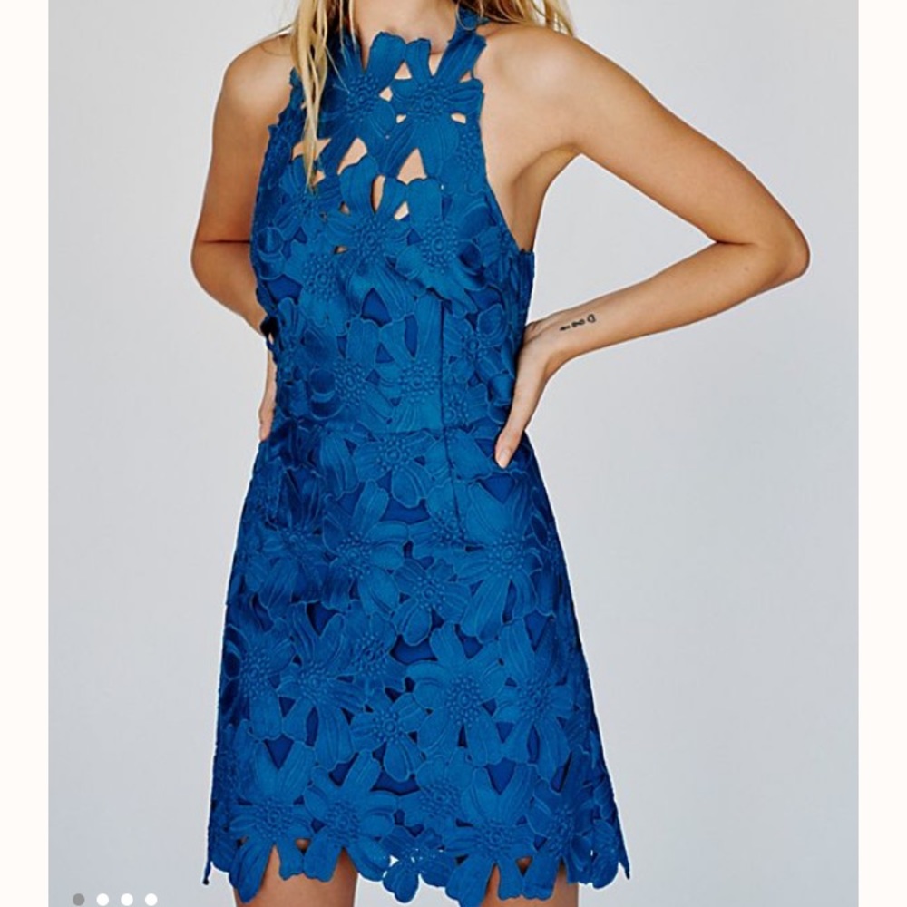 Free People “Jessa Lace Mini Dress”